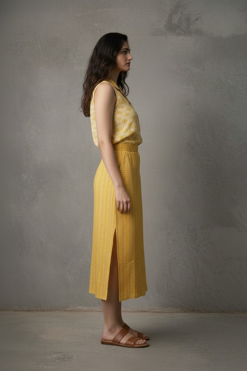 Kanaka – Dabu Handblock Printed Co-ord Set | The Nitya Edit